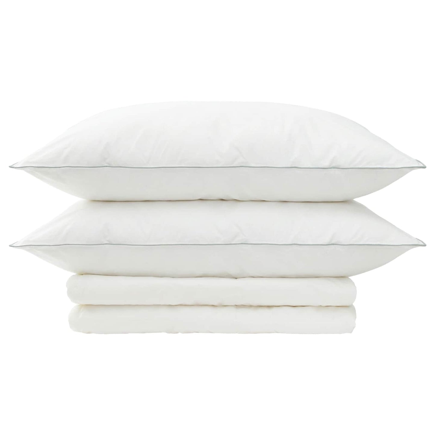 vidaXL Duvet and Pillow Set 3 pcs 200x200 cm Summer 200 GSM Wool White