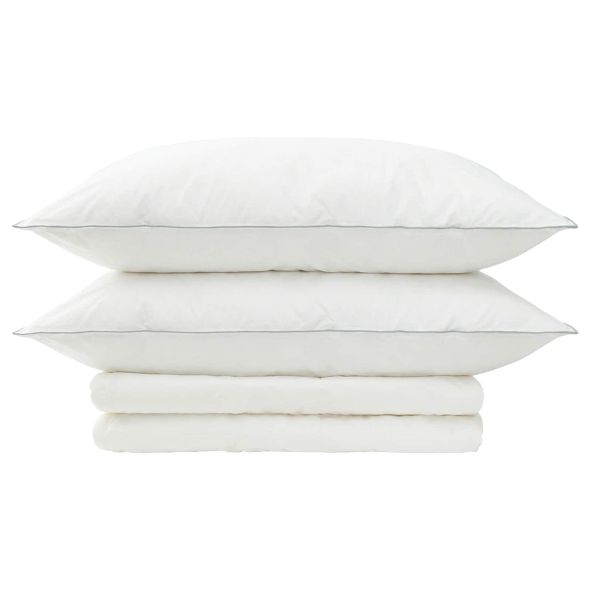 vidaXL Duvet and Pillow Set 3 pcs 200x200 cm Summer 200 GSM Wool White