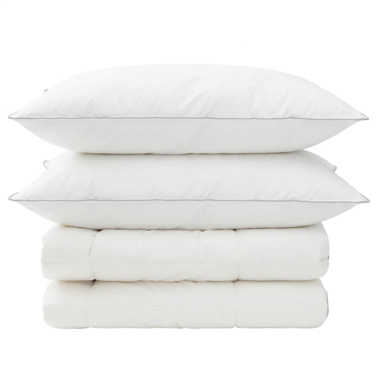 vidaXL Duvet and Pillow Set 3 pcs 200x220 cm Winter 450 GSM Wool White