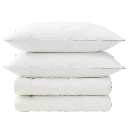 vidaXL Duvet and Pillow Set 3 pcs 220x240 cm Winter 450 GSM Wool White