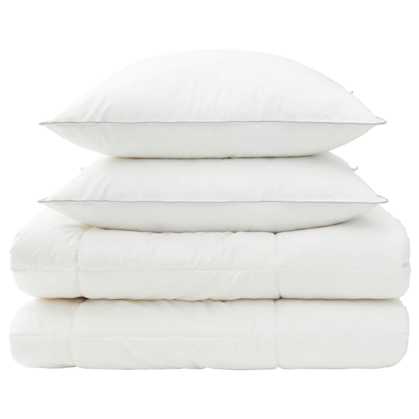 vidaXL Duvet and Pillow Set 3 pcs 220x260 cm Winter 450 GSM Wool White