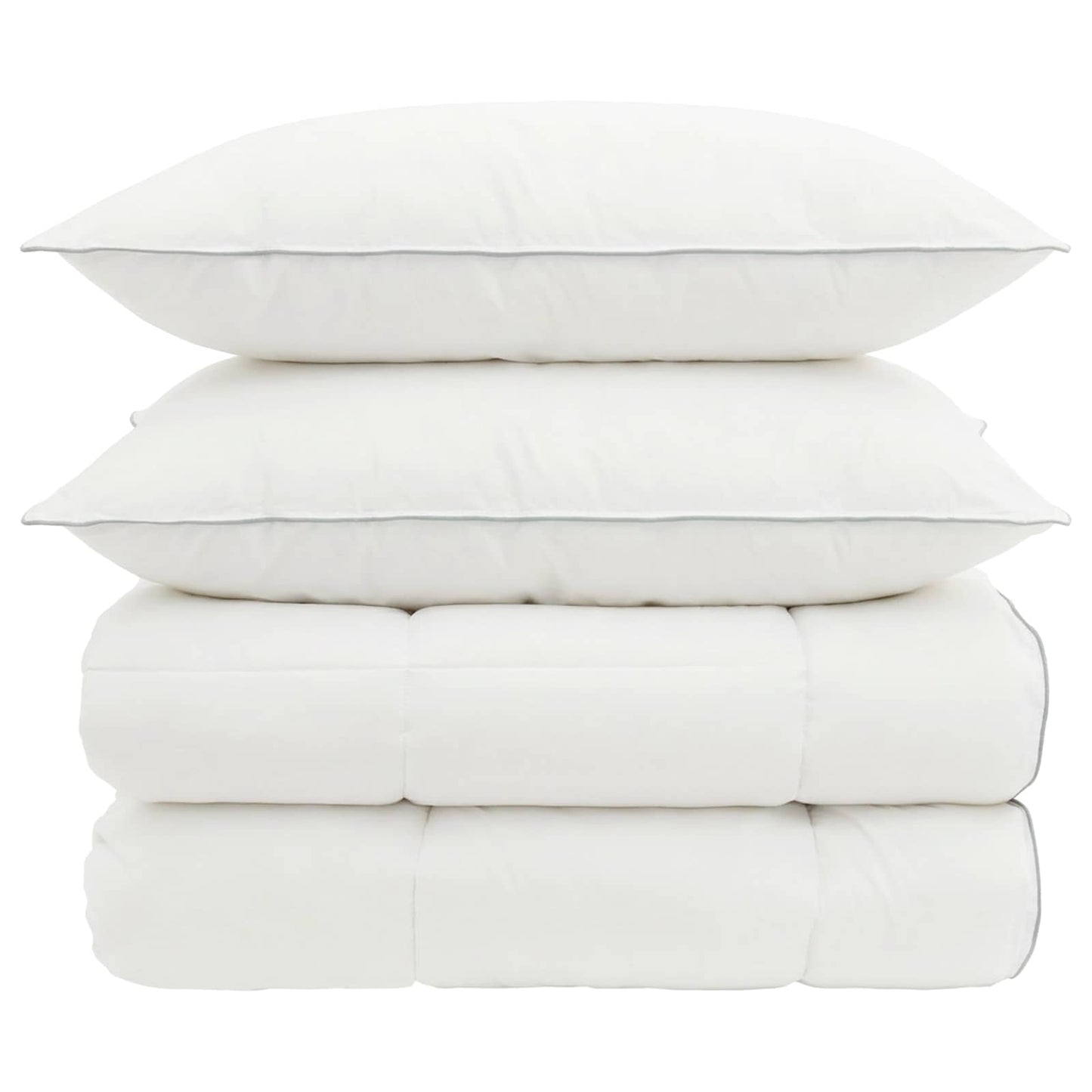 vidaXL Duvet and Pillow Set 3 pcs 200x240 cm 4 Seasons 200+300 GSM