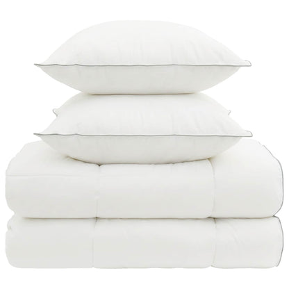 vidaXL Duvet and Pillow Set 3 pcs 200x240 cm 4 Seasons 200+300 GSM