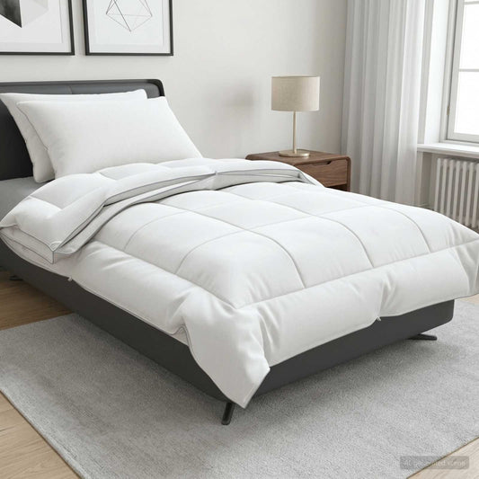 vidaXL Duvet and Pillow Set 3 pcs 135x220 cm 4 Seasons 200+300 GSM
