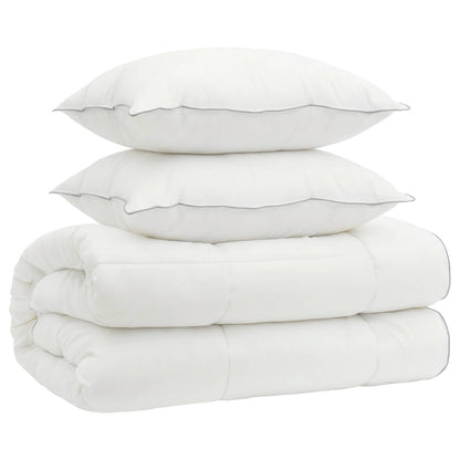 vidaXL Duvet and Pillow Set 3 pcs 220x260 cm 4 Seasons 200+300 GSM