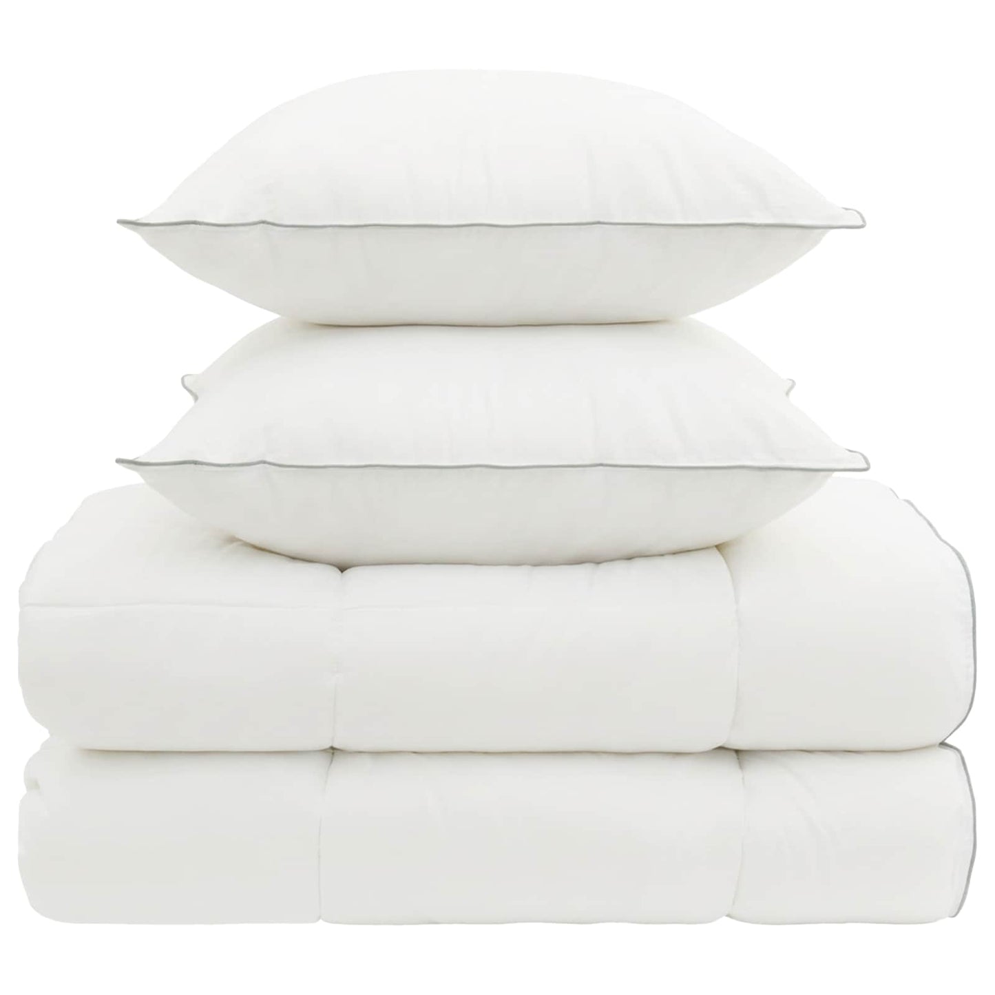 vidaXL Duvet and Pillow Set 3 pcs 220x260 cm 4 Seasons 200+300 GSM