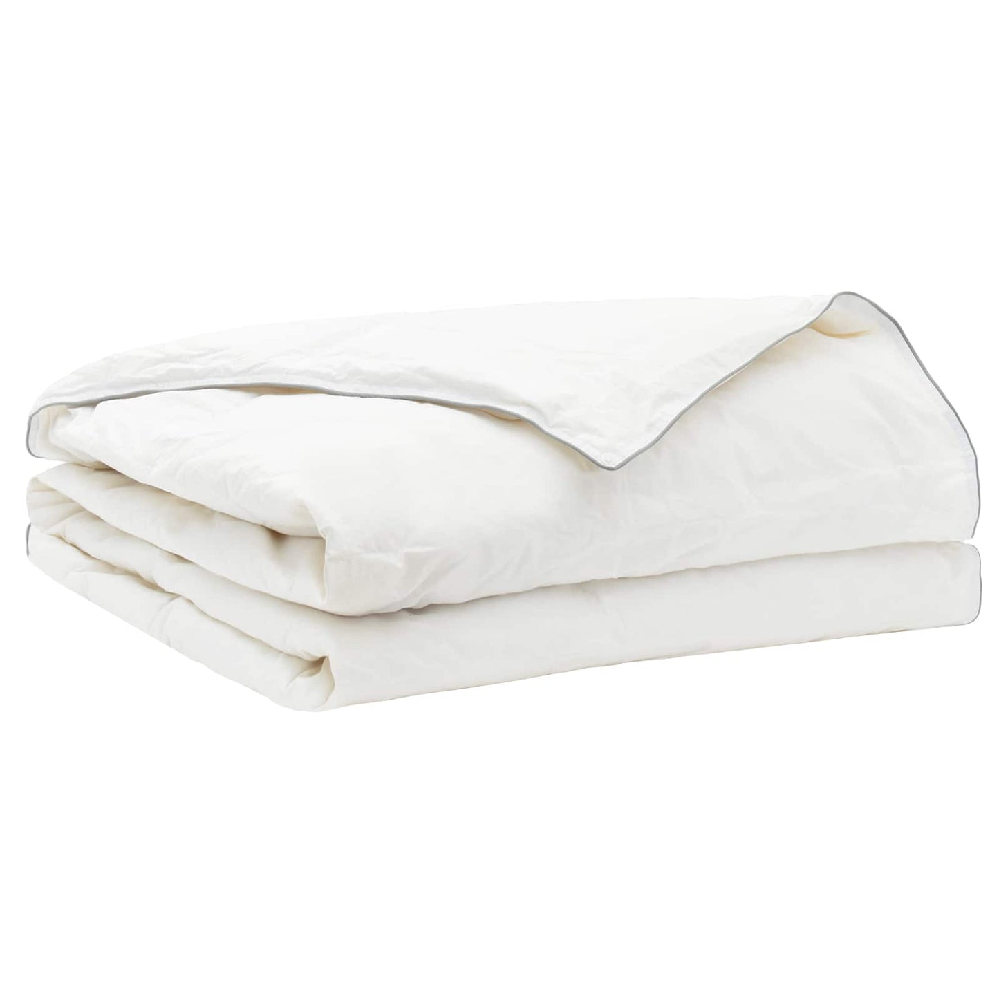 vidaXL 90% Goose Down Duvet Set FULDA 2 pcs 135 x 200 cm Summer White