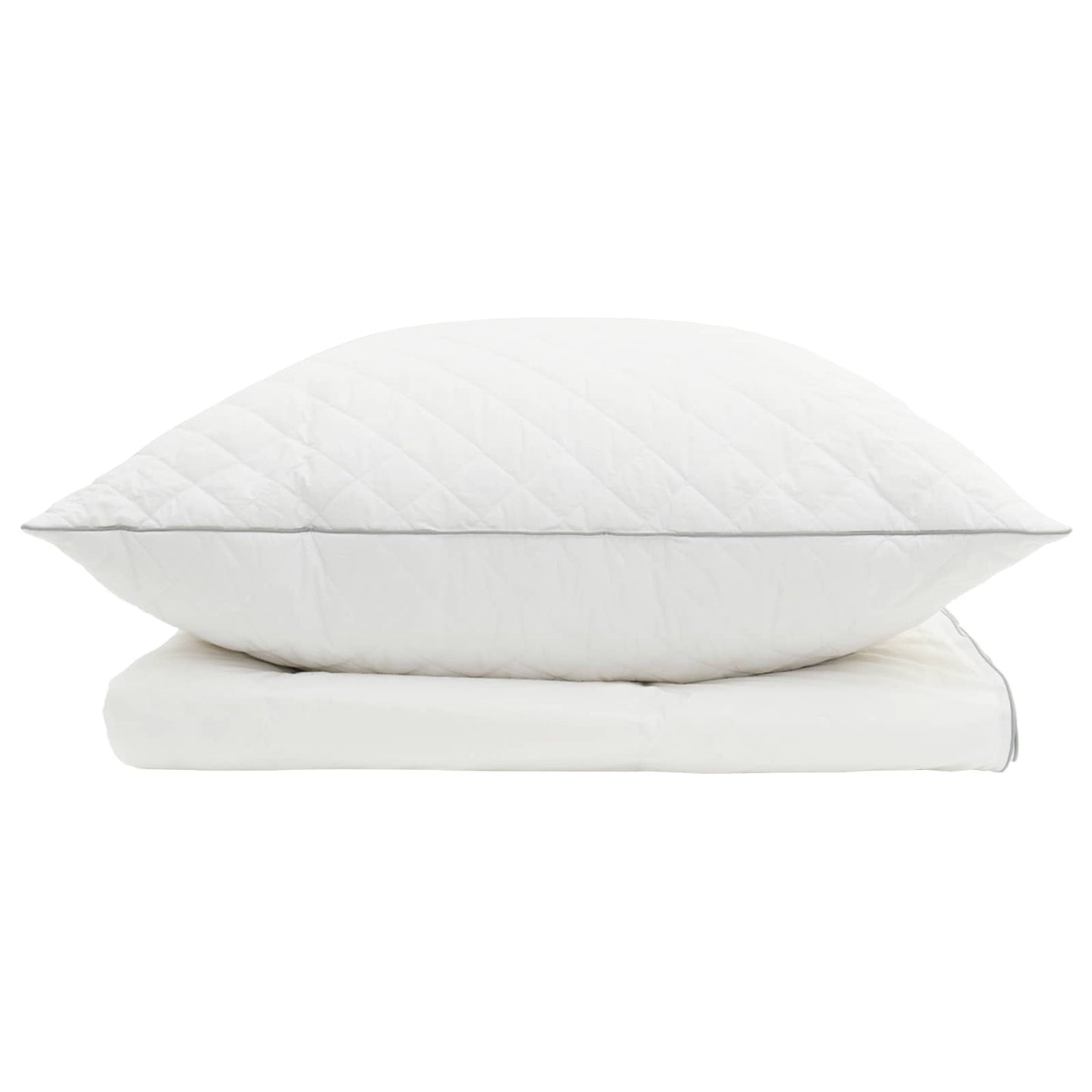 vidaXL 90% Goose Down Duvet Set FULDA 2 pcs 135 x 200 cm Summer White