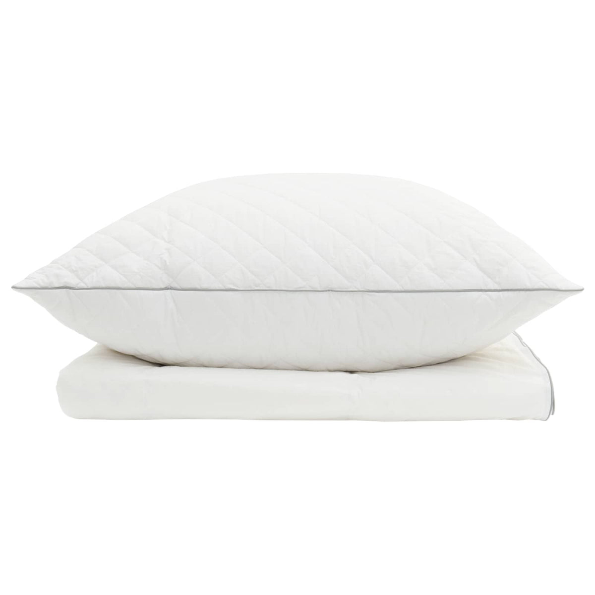vidaXL 90% Goose Down Duvet Set FULDA 2 pcs 137 x 200 cm Summer White