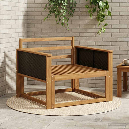 vidaXL Outdoor Middle Sofa Natural