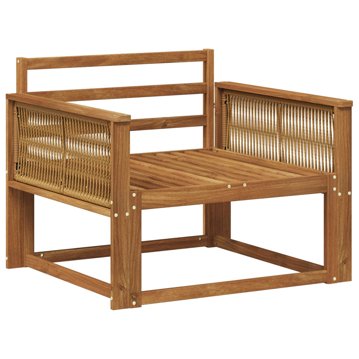 vidaXL Outdoor Middle Sofa Natural