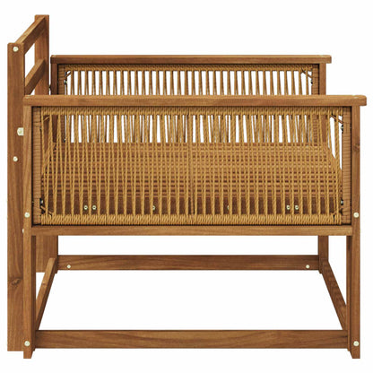 vidaXL Outdoor Middle Sofa Natural