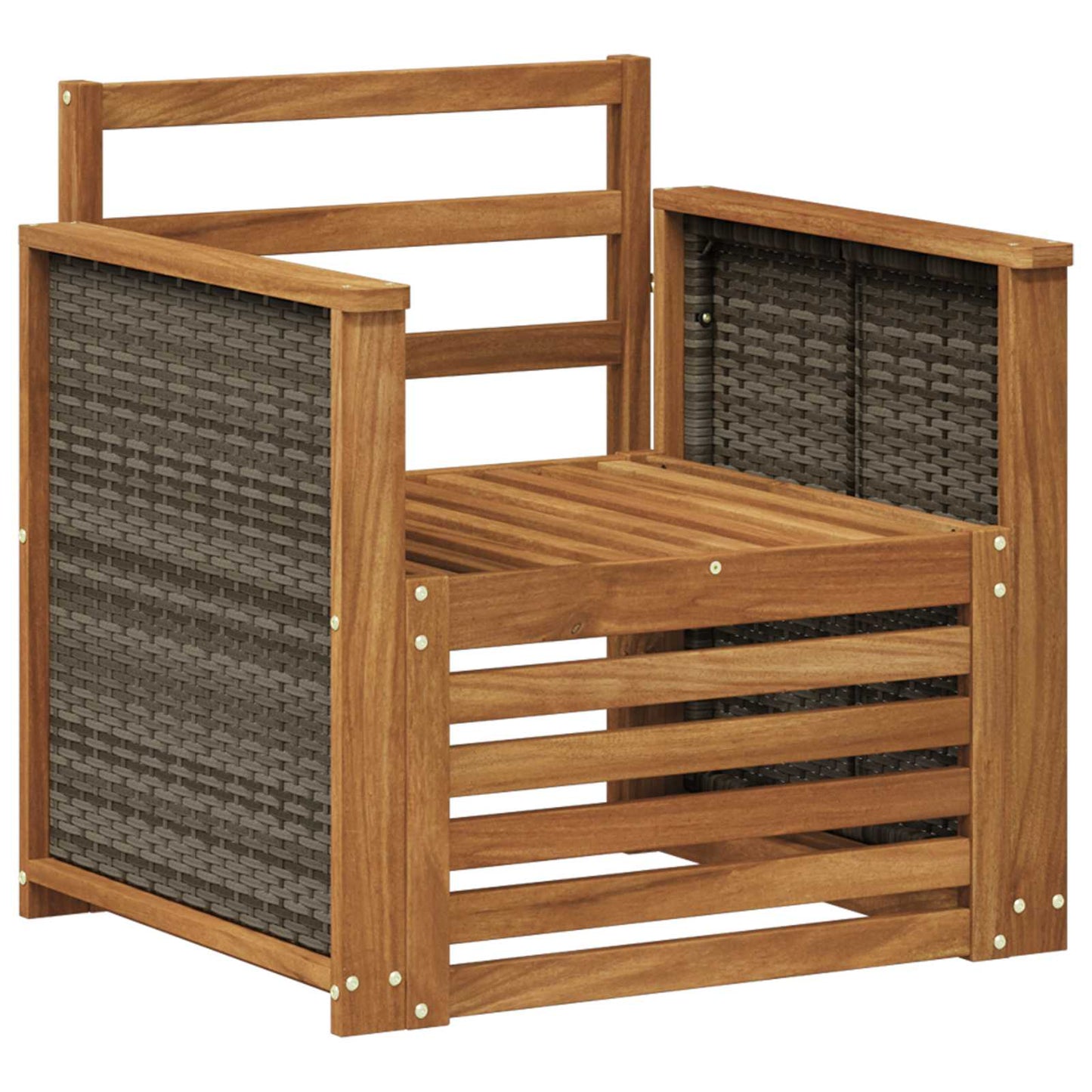 vidaXL Outdoor Middle Sofa Natural