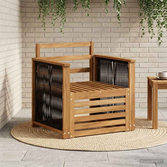 vidaXL Outdoor Middle Sofa Natural
