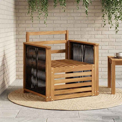 vidaXL Outdoor Middle Sofa Natural