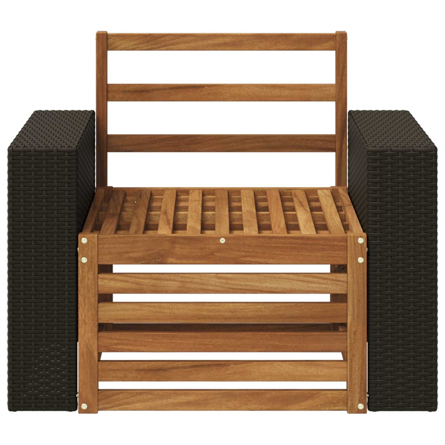 vidaXL Outdoor Middle Sofa Natural