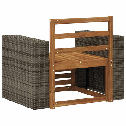 vidaXL Outdoor Middle Sofa Natural