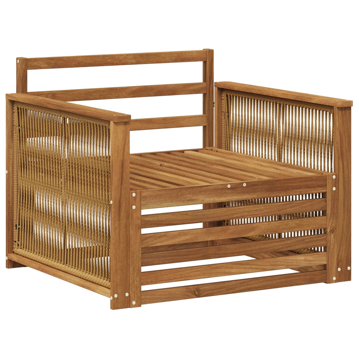 vidaXL Outdoor Middle Sofa Natural