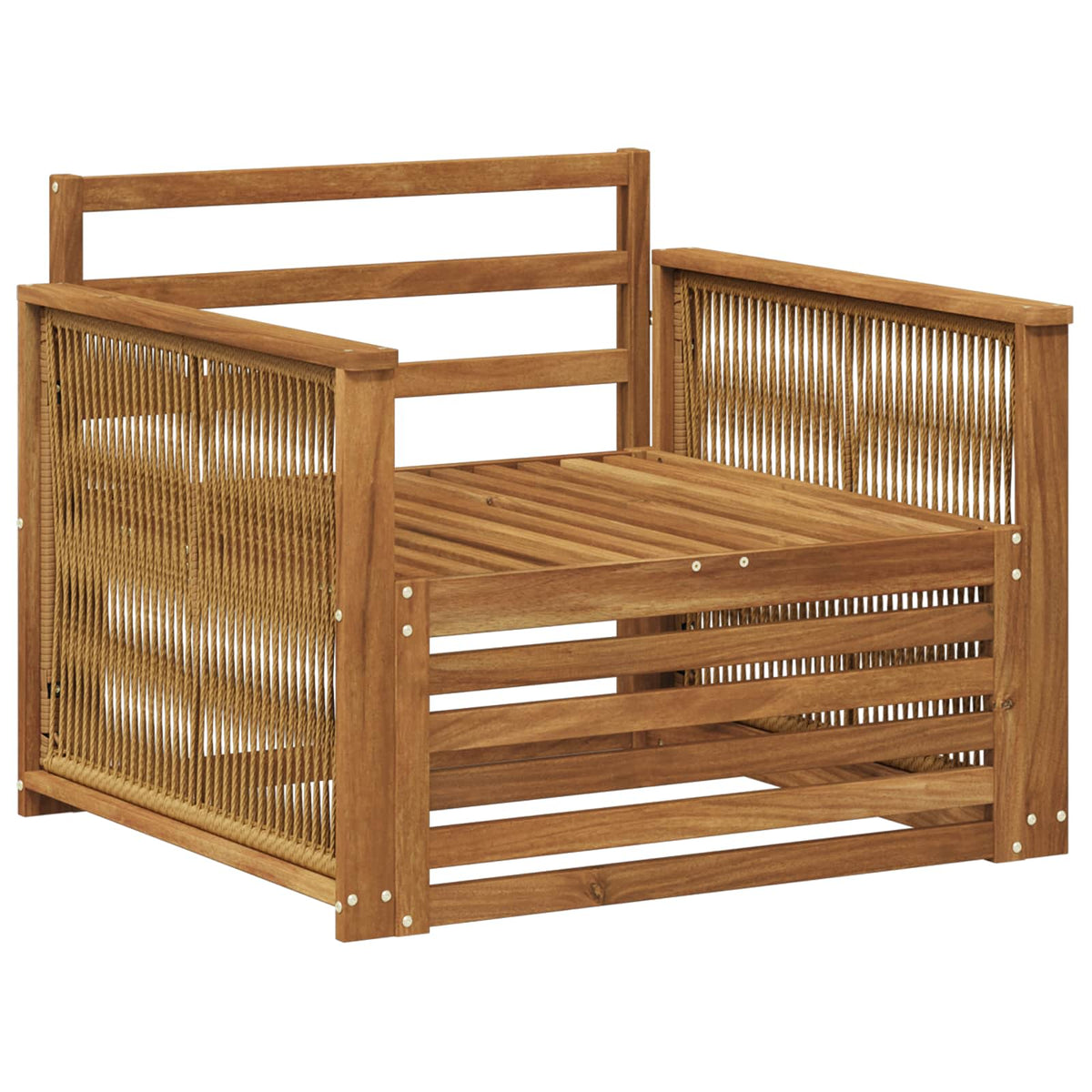 vidaXL Outdoor Middle Sofa Natural