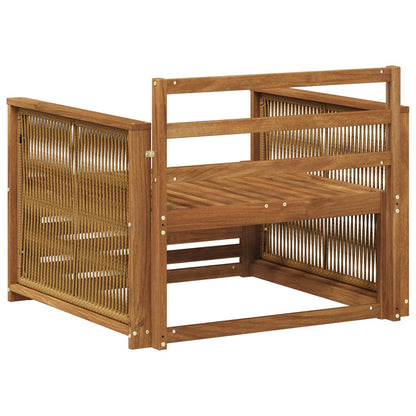 vidaXL Outdoor Middle Sofa Natural