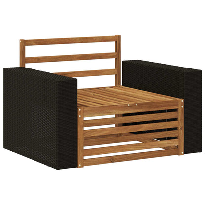 vidaXL Outdoor Middle Sofa Natural