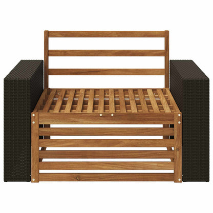 vidaXL Outdoor Middle Sofa Natural
