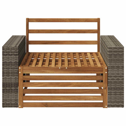 vidaXL Outdoor Middle Sofa Natural