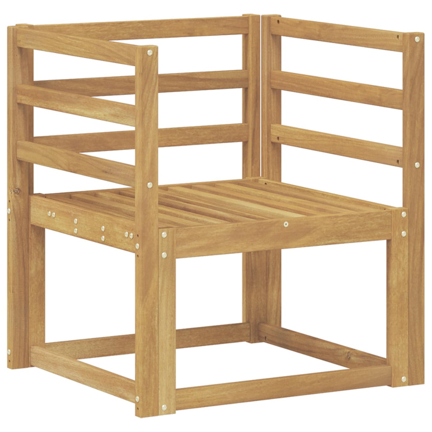 vidaXL Outdoor Sofa Set Solid Acacia Wood White