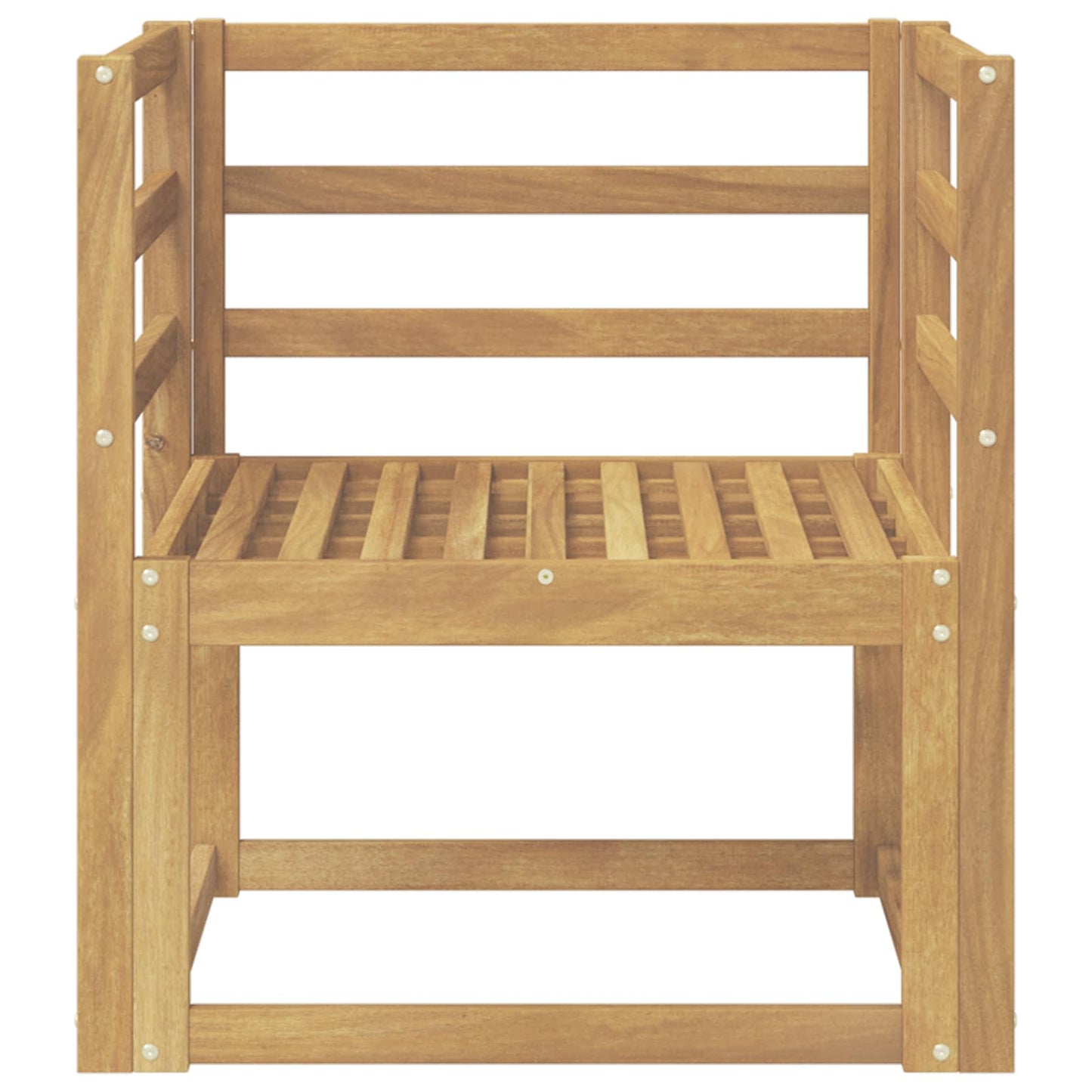 vidaXL Outdoor Sofa Set Solid Acacia Wood White