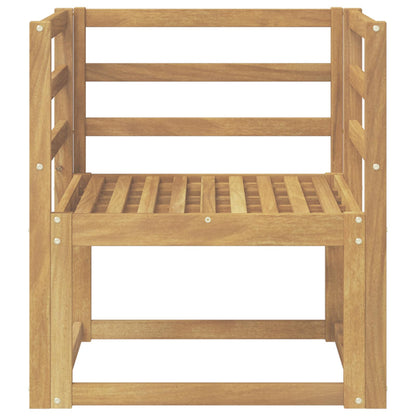 vidaXL Outdoor Sofa Set Solid Acacia Wood White
