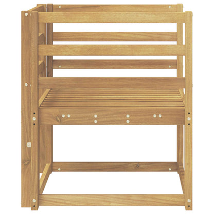 vidaXL Outdoor Sofa Set Solid Acacia Wood White