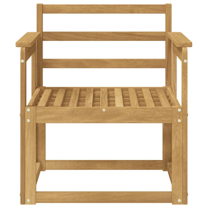 vidaXL Outdoor Sofa Set Solid Acacia Wood White