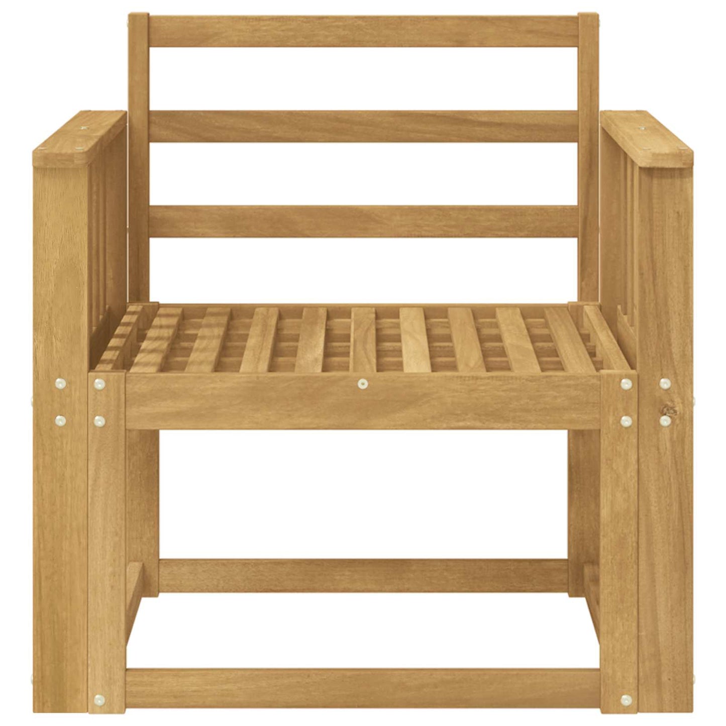 vidaXL Outdoor Sofa Set Solid Acacia Wood White