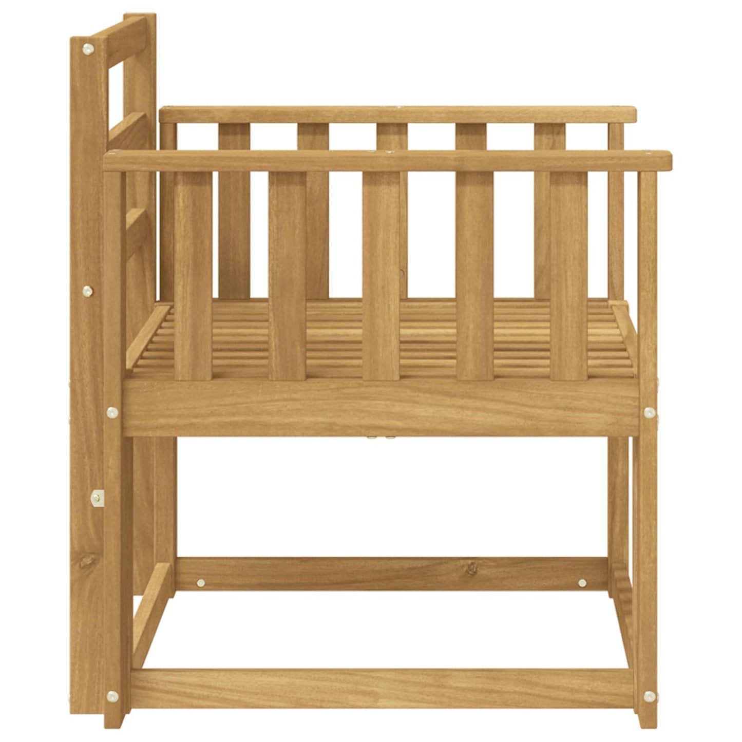 vidaXL Outdoor Sofa Set Solid Acacia Wood White