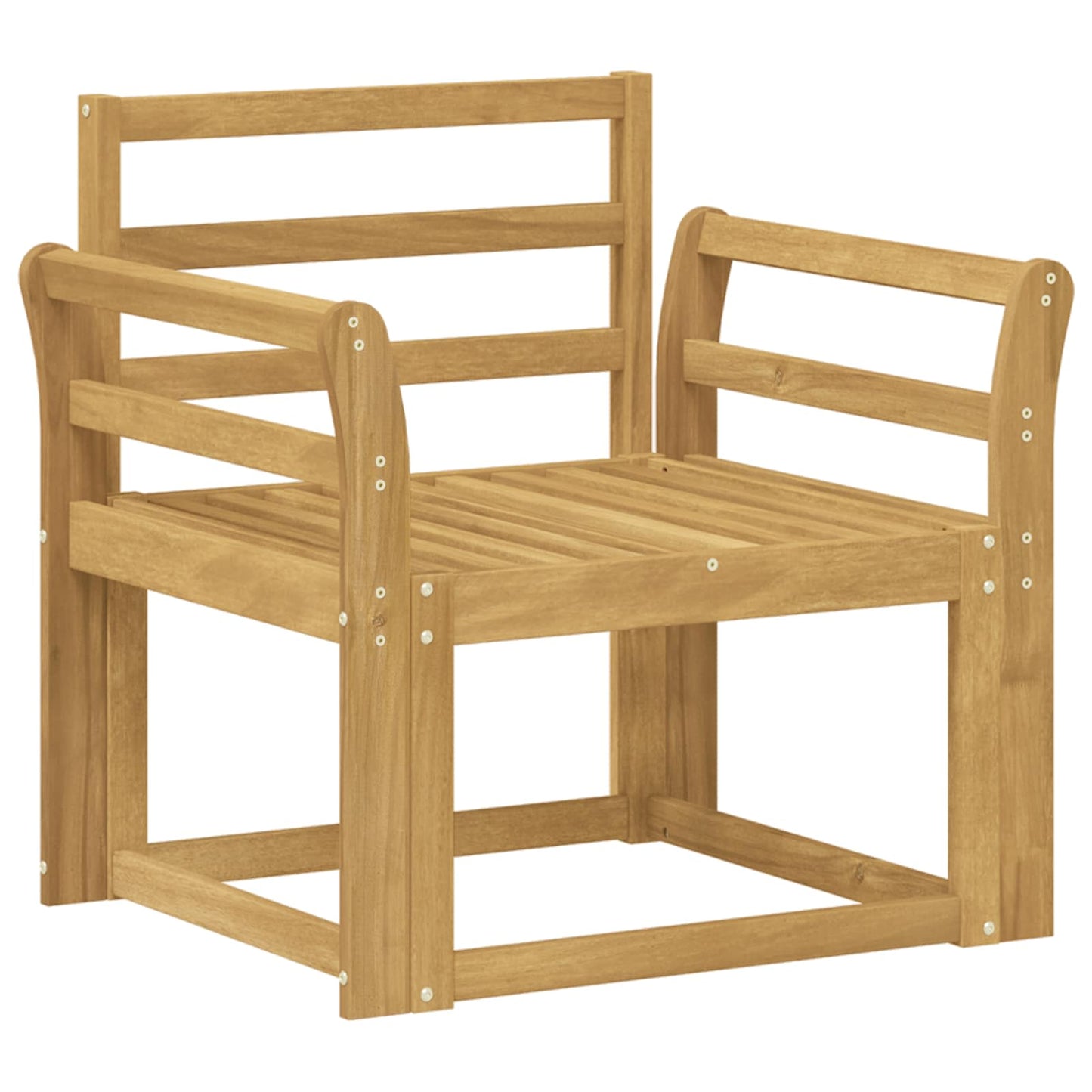 vidaXL Outdoor Sofa Set Solid Acacia Wood White
