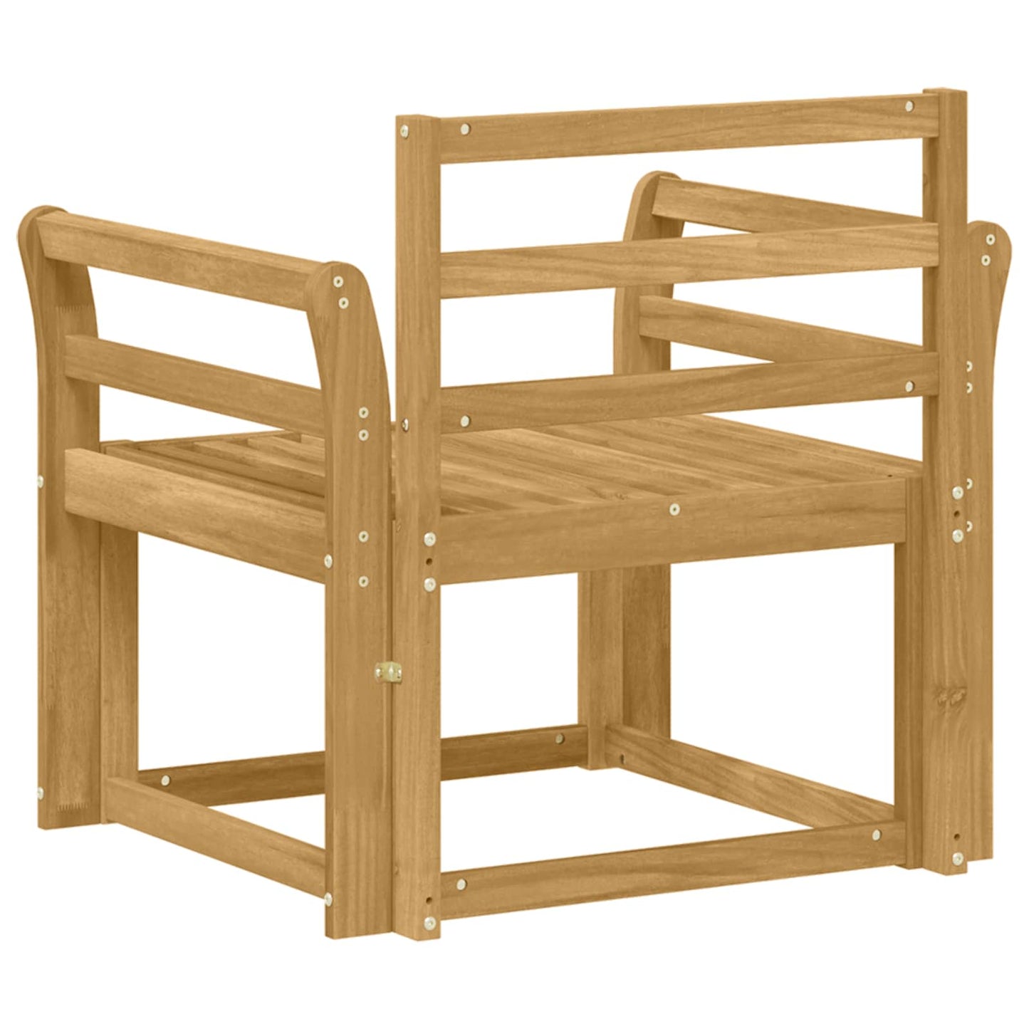vidaXL Outdoor Sofa Set Solid Acacia Wood White