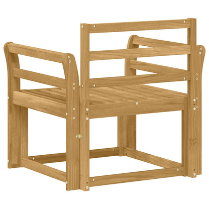 vidaXL Outdoor Sofa Set Solid Acacia Wood White