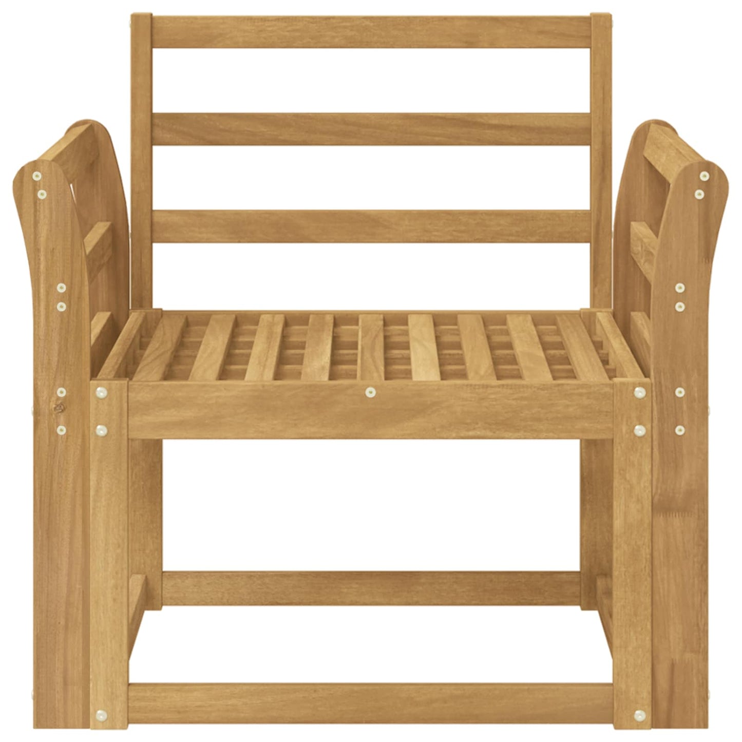vidaXL Outdoor Sofa Set Solid Acacia Wood White