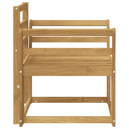 vidaXL Outdoor Sofa Set Solid Acacia Wood White
