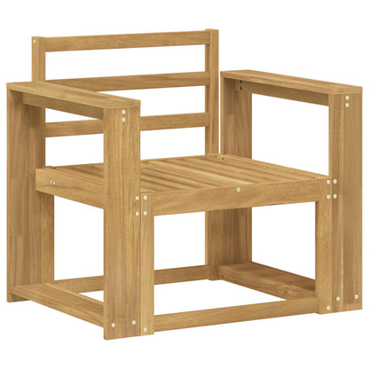 vidaXL Outdoor Sofa Set Solid Acacia Wood White