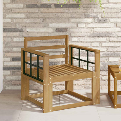 vidaXL Outdoor Sofa Set Solid Acacia Wood White