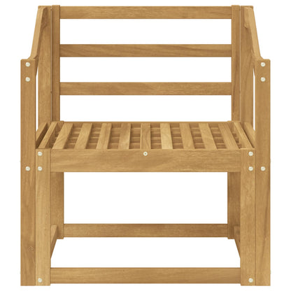 vidaXL Outdoor Sofa Set Solid Acacia Wood White