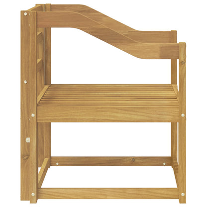 vidaXL Outdoor Sofa Set Solid Acacia Wood White