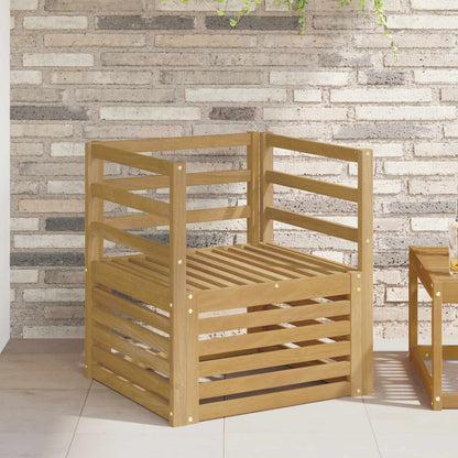 vidaXL Outdoor Sofa Solid Acacia Wood White