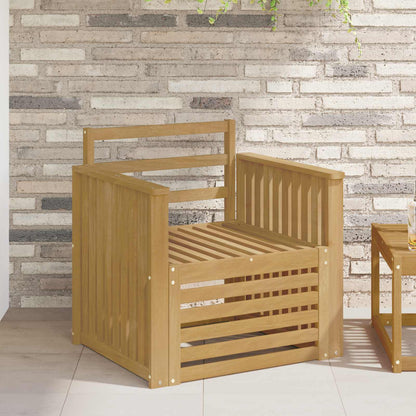 vidaXL Outdoor Sofa Set Solid Acacia Wood White