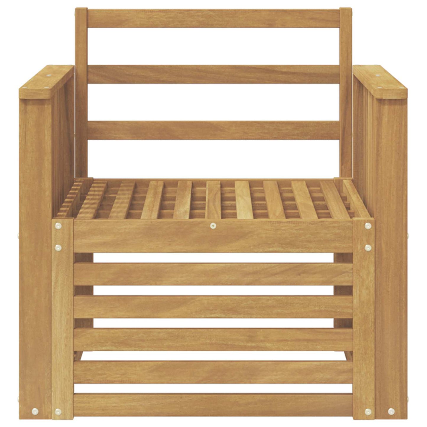 vidaXL Outdoor Sofa Set Solid Acacia Wood White