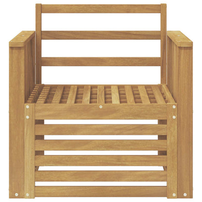 vidaXL Outdoor Sofa Set Solid Acacia Wood White
