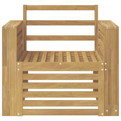 vidaXL Outdoor Sofa Set Solid Acacia Wood White
