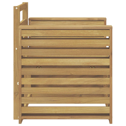 vidaXL Outdoor Sofa Set Solid Acacia Wood White