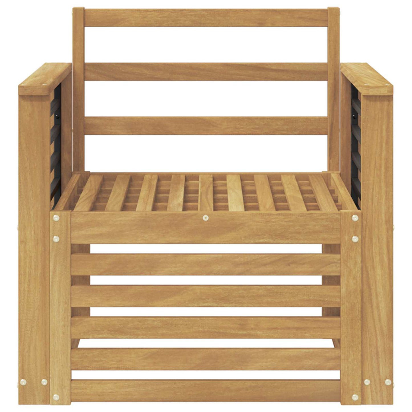 vidaXL Outdoor Sofa Set Solid Acacia Wood White